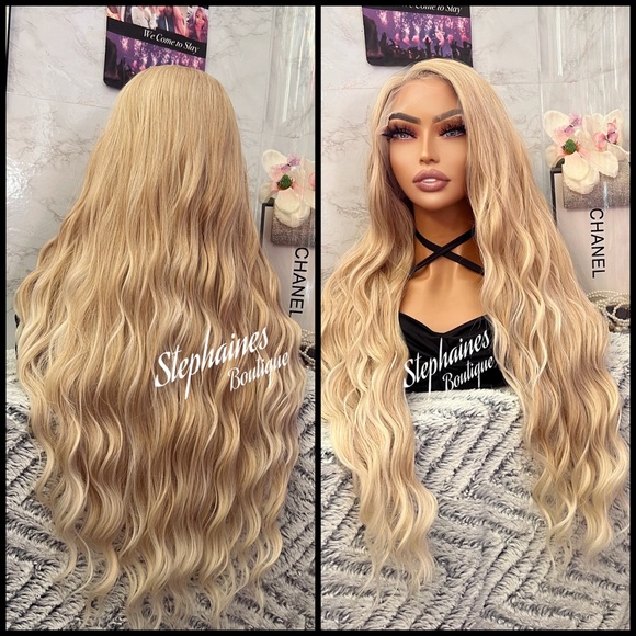 Human Hair Blended Lace Front Wig